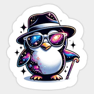 Cosmic Penguin Sticker